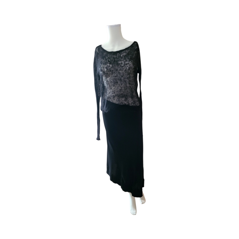 Jean Paul Gaultier Black Asymmetrical Skirt - Picture 7 of 7